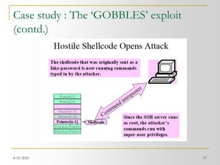 4/21/2023 17
Case study : The ‘GOBBLES’ exploit
(contd.)
 