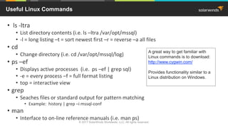 Hi! Ho! Hi! Ho! SQL Server on Linux We Go! | PPT