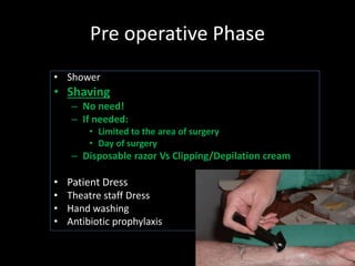Staff From Razor Surgical site infections: Latest Approach on management. | PPTX