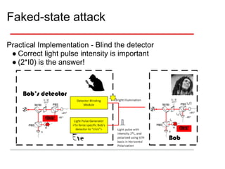 Quantum Cryptography and Possible Attacks