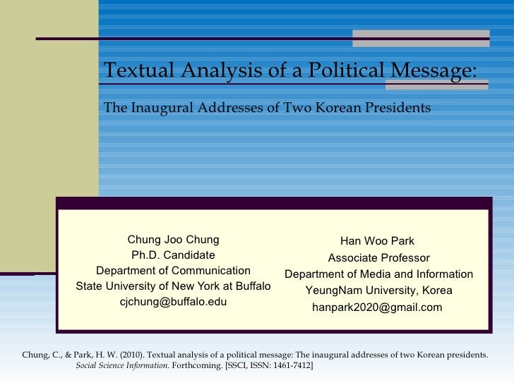 message analysis