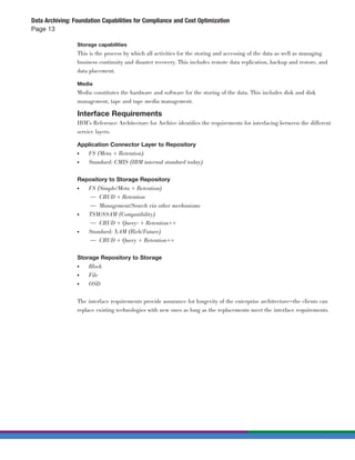 Data Archiving white paper | PDF | Free Download