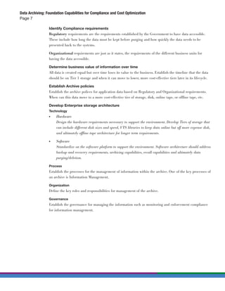 Data Archiving white paper | PDF