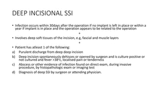 surgical site infection.pptx | Infectious Diseases | Diseases and ...