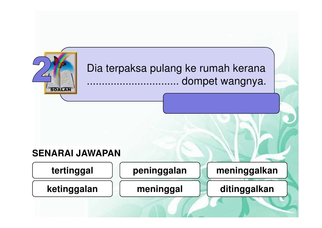 IMBUHAN SEKOLAH MENENGAH 06