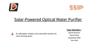 solar powered water purifier concept idea.pptx