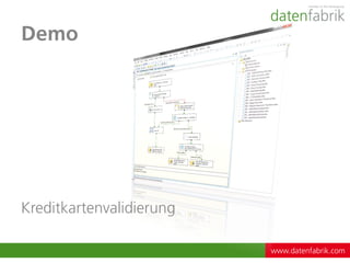 Demo




Kreditkartenvalidierung

                          www.datenfabrik.com
 