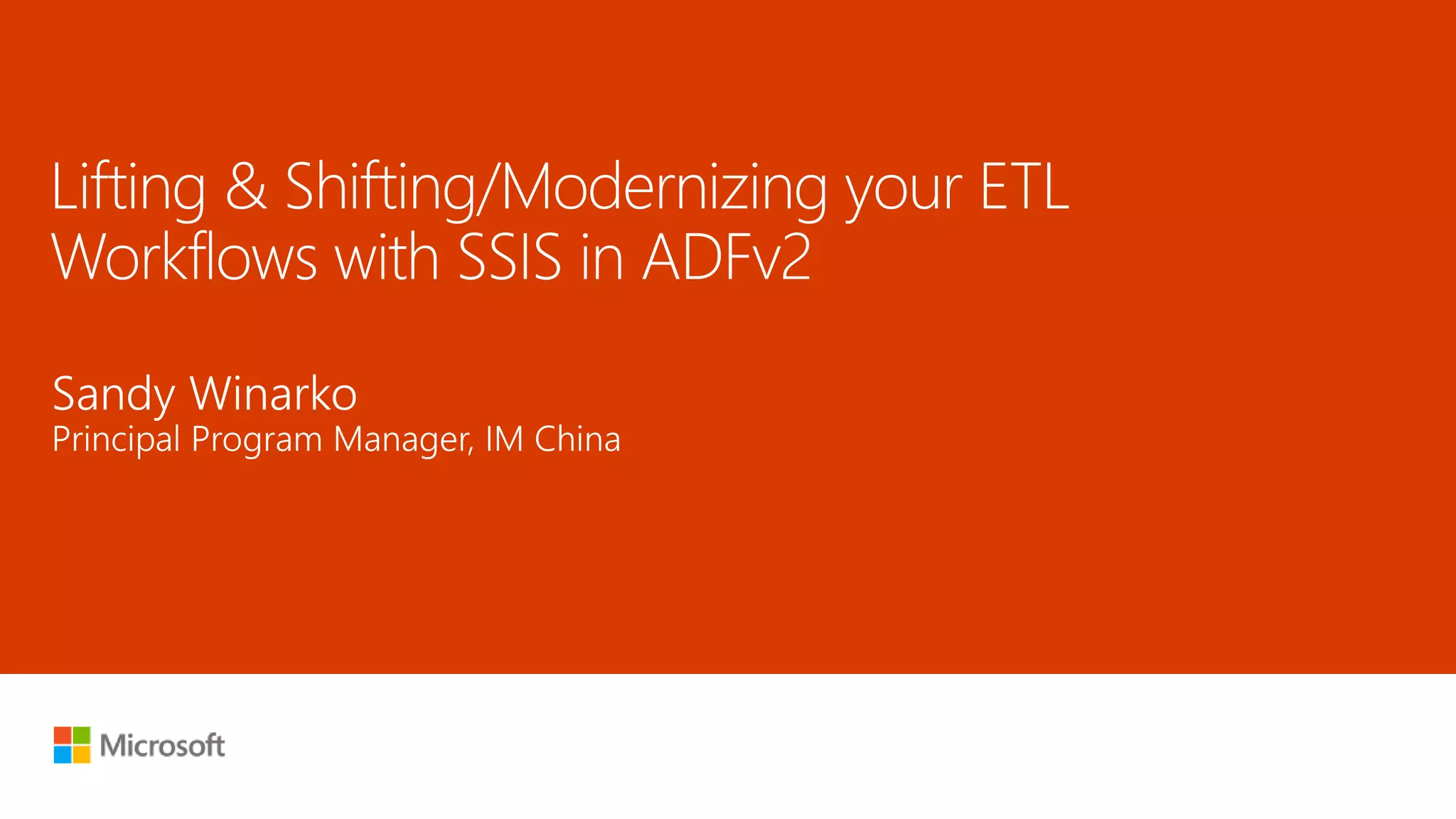 What’s New with SSIS in ADF | PPTX
