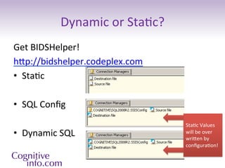 SSIS 2012: Parameters vs. Configurations | PDF | Databases | Computer ...