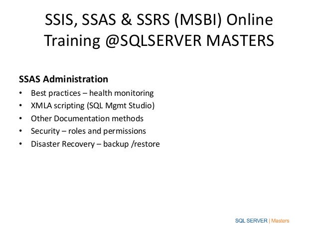 Best Practices for Msbi