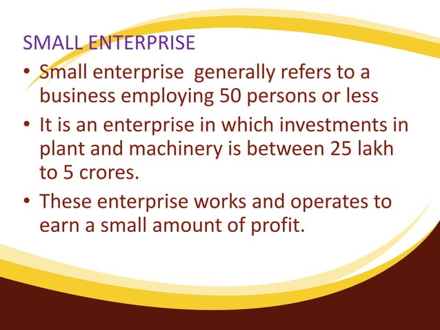 ppt on micro small and medium enterprises | PPTX | Small and Medium ...