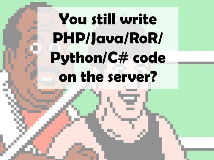 How to write javascript in server side c