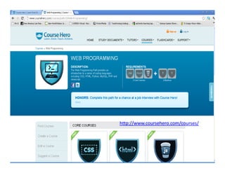 http://www.coursehero.com/courses/
 