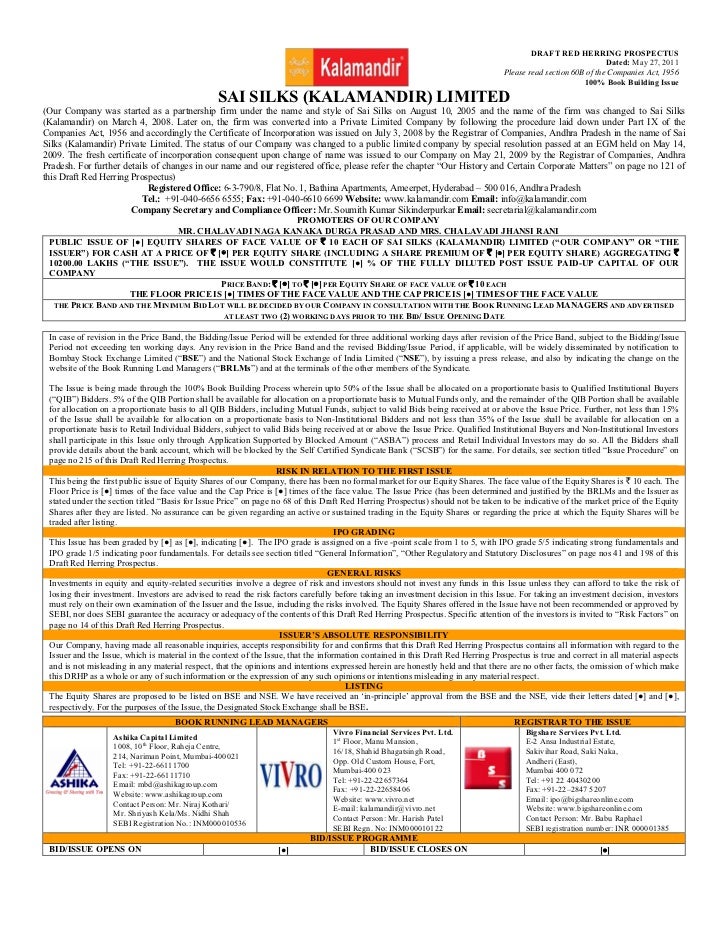 Facebook inc ipo prospectus