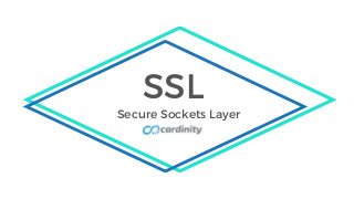 SSL
Secure Sockets Layer
 