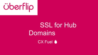 SSL for Hub
Domains
CX Fuel 🔥
 