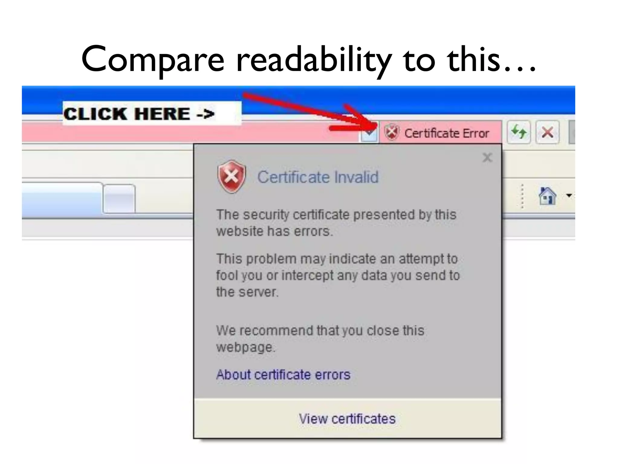 Compare readability to this…
 