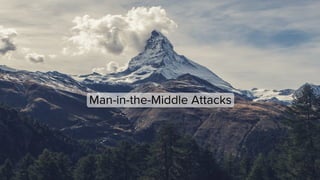 Man-in-the-Middle Attacks
 
