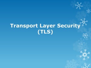 Ssl and tls | PPTX