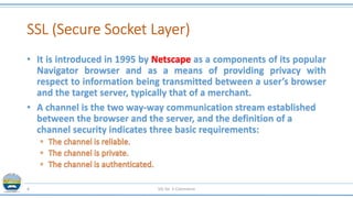 Ssl Ict Ssl for e commerce | PPTX