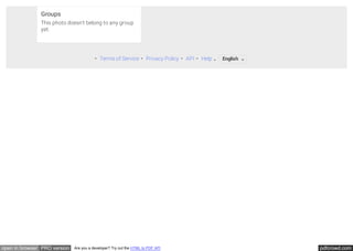 pdfcrowd.comopen in browser PRO version Are you a developer? Try out the HTML to PDF API
Groups
This photo doesn't belong to any group
yet.
• Terms of Service • Privacy Policy • API • Help • English
 