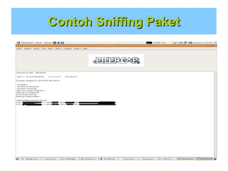 Contoh Sniffing Paket

 