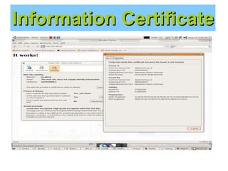 Information Certificate

 