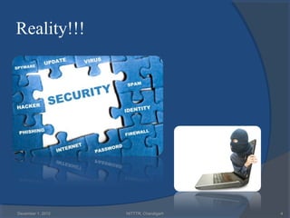 Reality!!!




December 1, 2012   NITTTR, Chandigarh   4
 