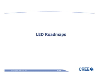 LED Roadmaps




Copyright © 2009 Cree, Inc.           pg. 186
 