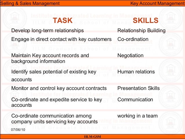 account management skill