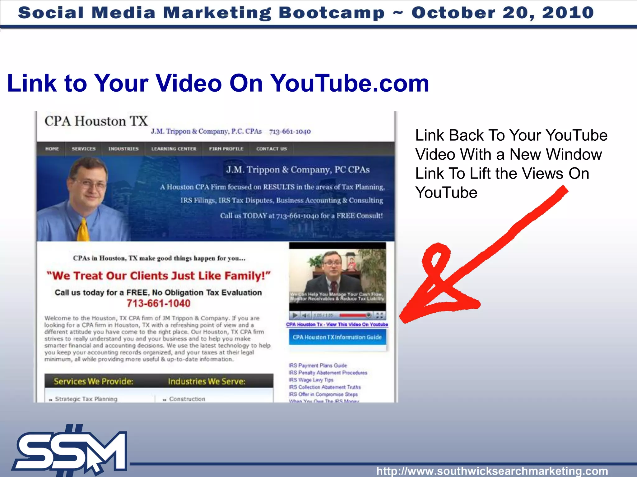 Link to Your Video On YouTube.com
                               Link Back To Your YouTube
                               Video With a New Window
                               Link To Lift the Views On
                               YouTube
 