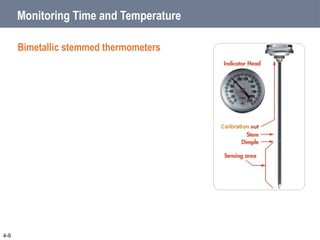 Monitoring Time and Temperature
Bimetallic stemmed thermometers
4-9
 