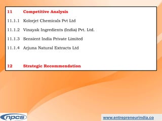 Market Research Report on-India Natural Food Colour Market - Industry Size, Share, Trends, Analysis and Forecasts upto 2027.