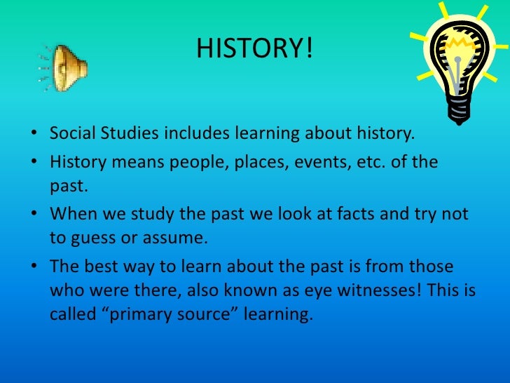 Social Studies Week 1 Grades 612