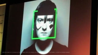 DAN WILLIAMS IN CV DAZZLE AT DCONSTRUCT 2013 | CV DAZZLE BY ADAM HARVEY  IMAGE: RAIN RABBIT, FLICKR VIA HONOR HARGER. 
 