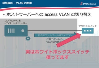_kYԒ C VLAN 
? ۥȥ`Щ`ؤ access VLAN Ф椨
å
ȥ` &
󥹥ȩ`륵`Щ`
Υȥ`å饤֥
Υݩ`Ȥ
VLANФ椨ָʾ
gϥۥ磻ȥܥåå
ʹäƤޤ
 