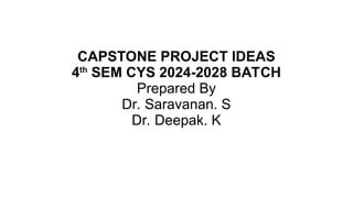 SS Machine Learning Project Ideas for Engineering Students.ppt