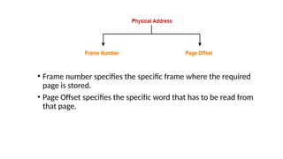 Memory management concepts in operating system | PPTX