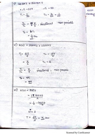 EC202 SIGNALS & SYSTEMS MODULE 1&2 NOTES | PDF