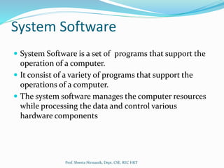 System Software module 1 | PPTX
