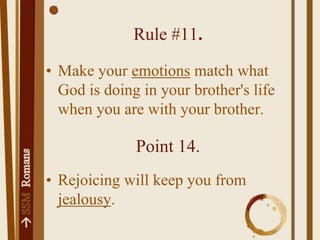 Rule #15.Don't get even.