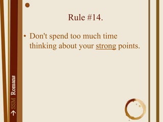 Point 16.You are not held hostage by somebody else's disobedience.