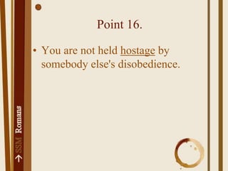 Ssm Romans Week_11 Slides 110809