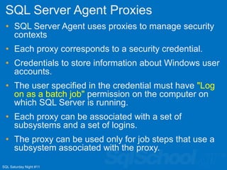 working with sql server agent-2 | PPTX