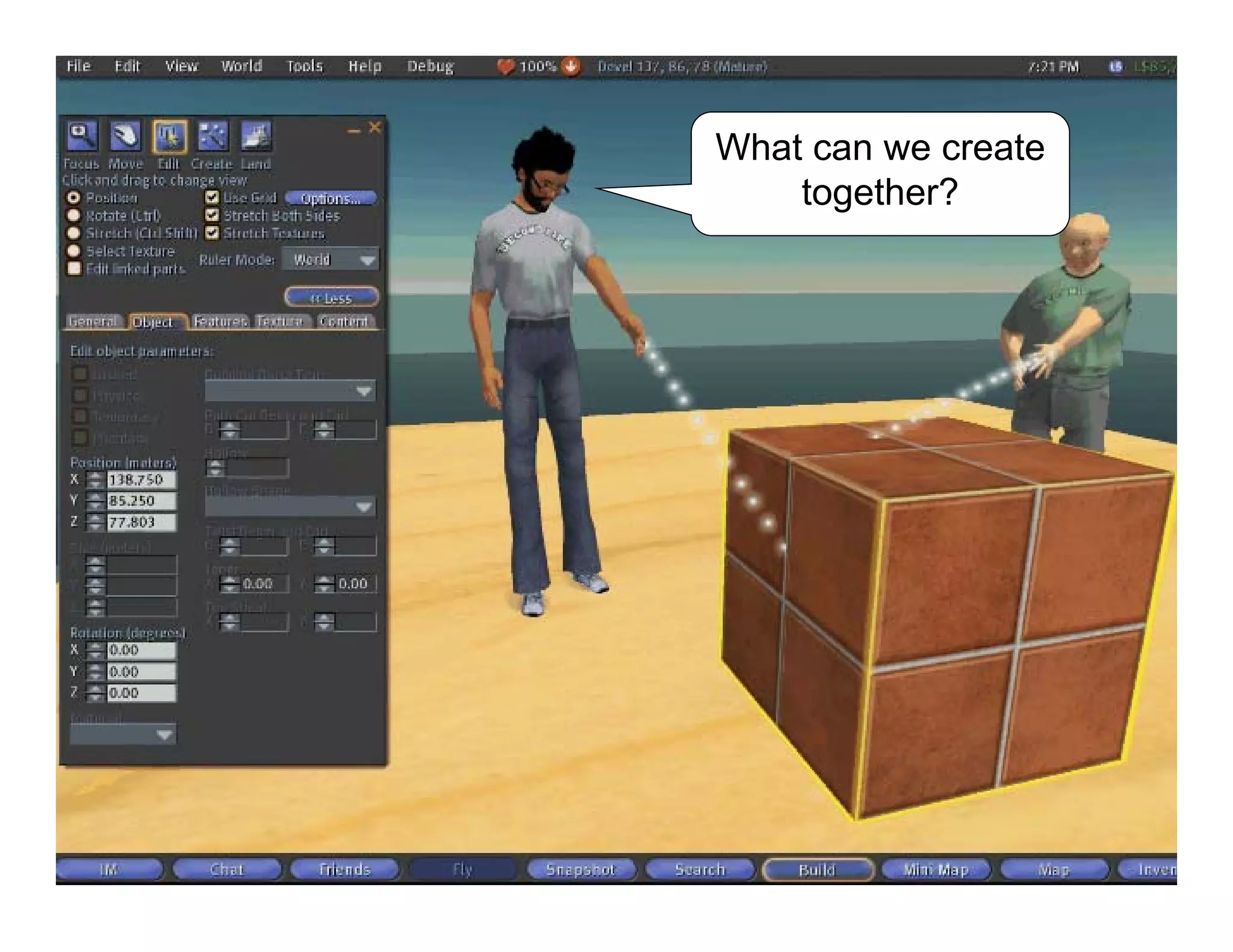 What can we create
together?
 