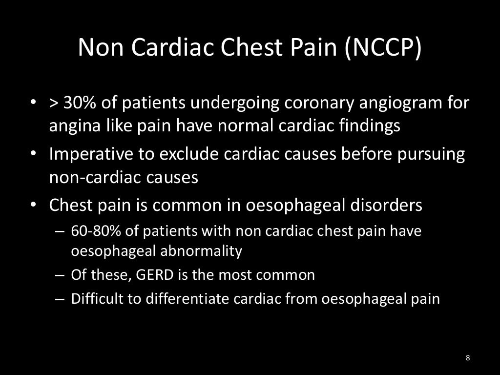 Non Cardiac Chest Pain