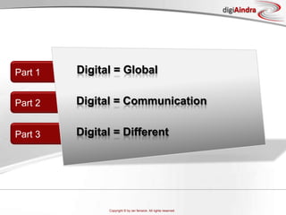 Digital = GlobalDigital = CommunicationDigital = Different