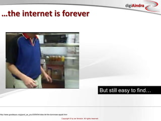 “In June 2010, on average, the global consumer spends about 1 in every 4.5 minutes online onblogs orsocial networking sitesThe Nielsen Companyhttp://www.emarketer.com/Article.aspx?R=1007797