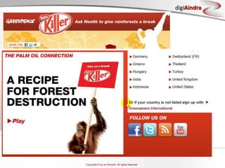 advocatesCorporate CommunicationsManagement, EmployeesOther stakeholdersAdapted from presentation by Derek  Brown, CEO Pronto Marketing, September 17, 2009