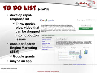 “we never, ever, ever intended it to be gunsights. It was simply crosshairslike you see on maps10:43 pm, Nov 4 2010Aide Rebecca MansourSlate, Jan 9 2011The internet is forever remember?http://www.facebook.com/note.php?note_id=373854973434http://www.bnet.com/blog/technology-business/sarah-palin-shows-how-social-media-8217s-long-memory-can-trip-you/7771http://twitter.com/sarahpalinusa/status/29677744457http://www.slate.com/blogs/blogs/weigel/archive/2011/01/09/palin-spox-targets-on-sarahpac-map-were-actually.aspx